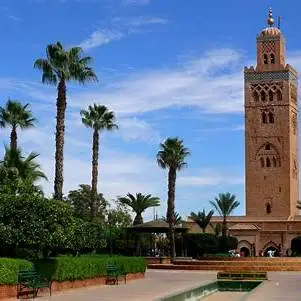 Paysage urbain de Marrakech